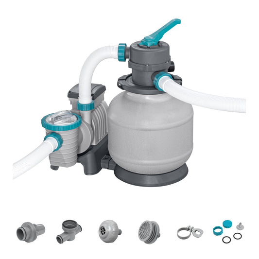 Bestway 2,200 gal. Above Ground Pool Sand Filter Pump