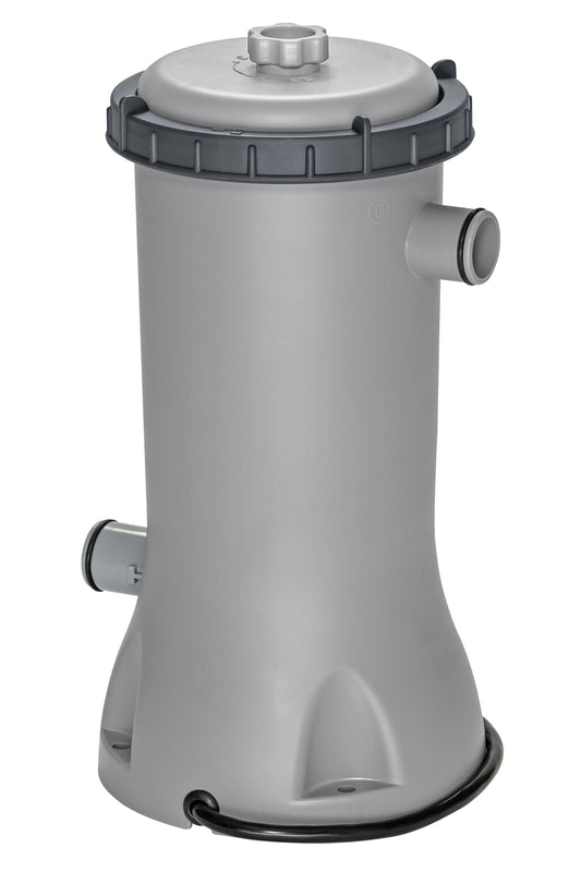Bestway 530 gal. Cartridge Filter Pump Replacement, Gray