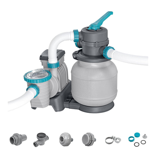Bestway 1,600 gal. Above Ground Pool Sand Filter Pump